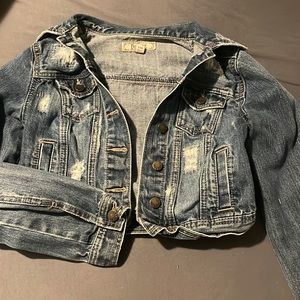 Distressed Jean Jacket